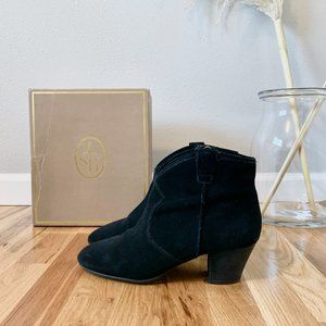 Ash 'Spiral' Suede Ankle Boots